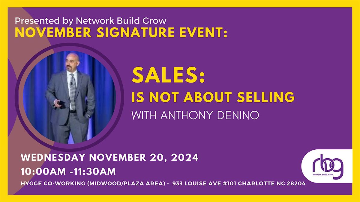 NBG November Signature Event