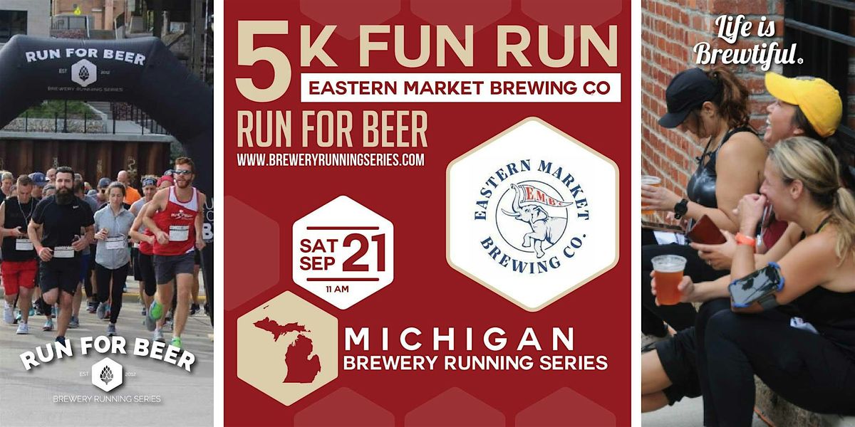5k Beer Run x Eastern Market | 2024 Michigan Brewery Running Series