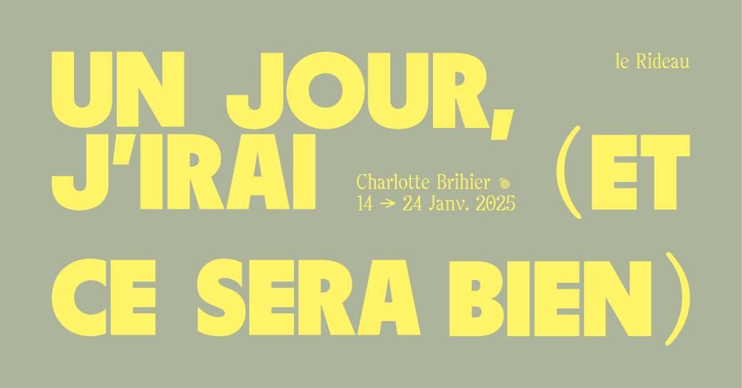 Un jour, j'irai (Et ce sera bien) \u2502 Charlotte Brihier