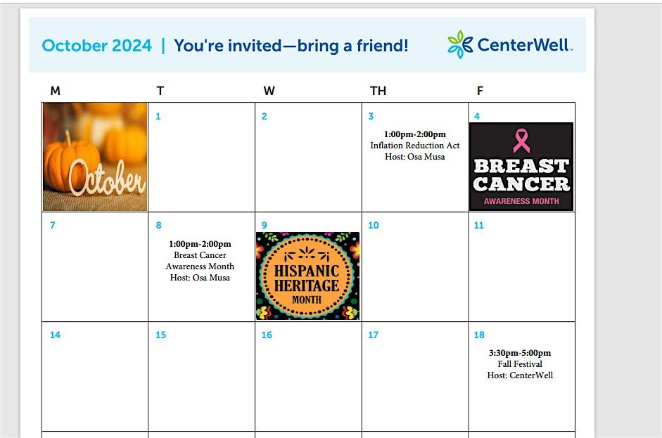 CenterWell Redbird Presents - Bingo