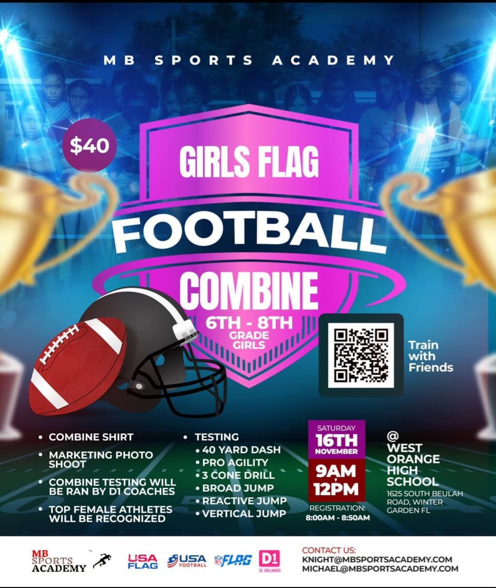 Girls Flag Football Combine