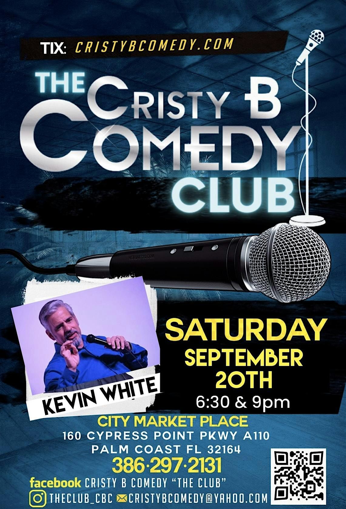 Comedy with Kevin Saturday Night