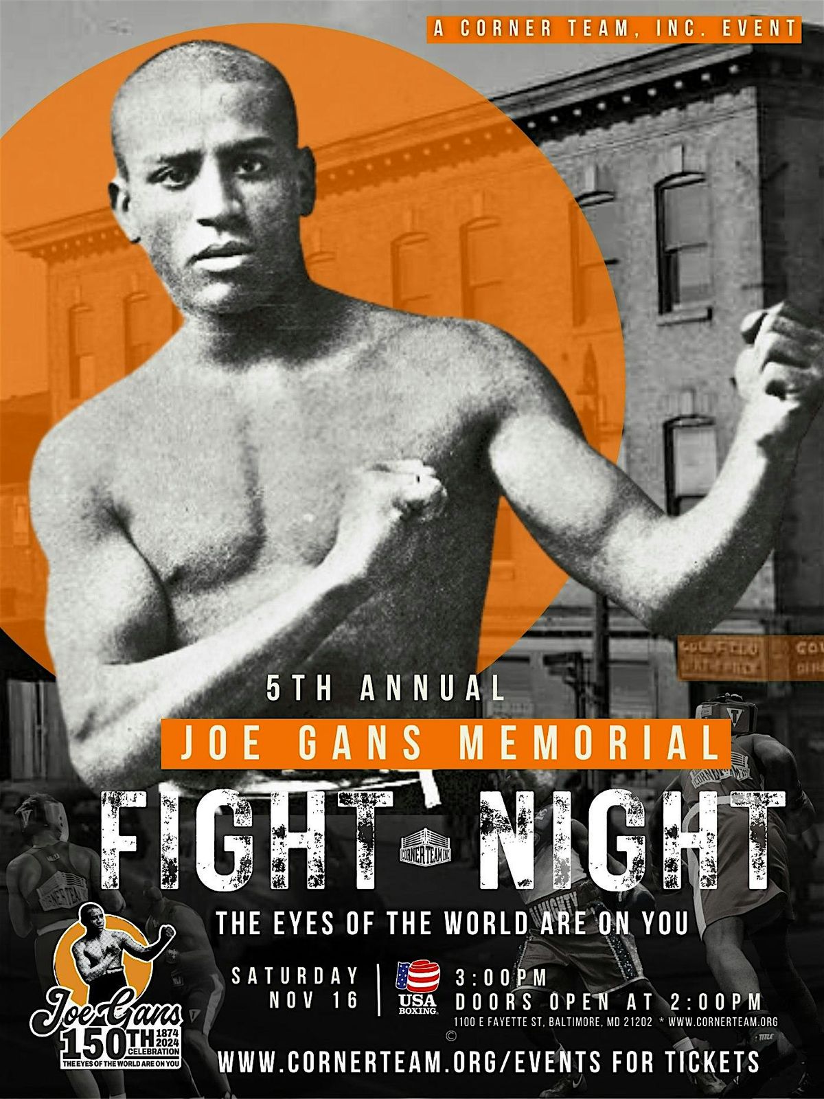 5th Annual Joe Gans Memorial Fight Night