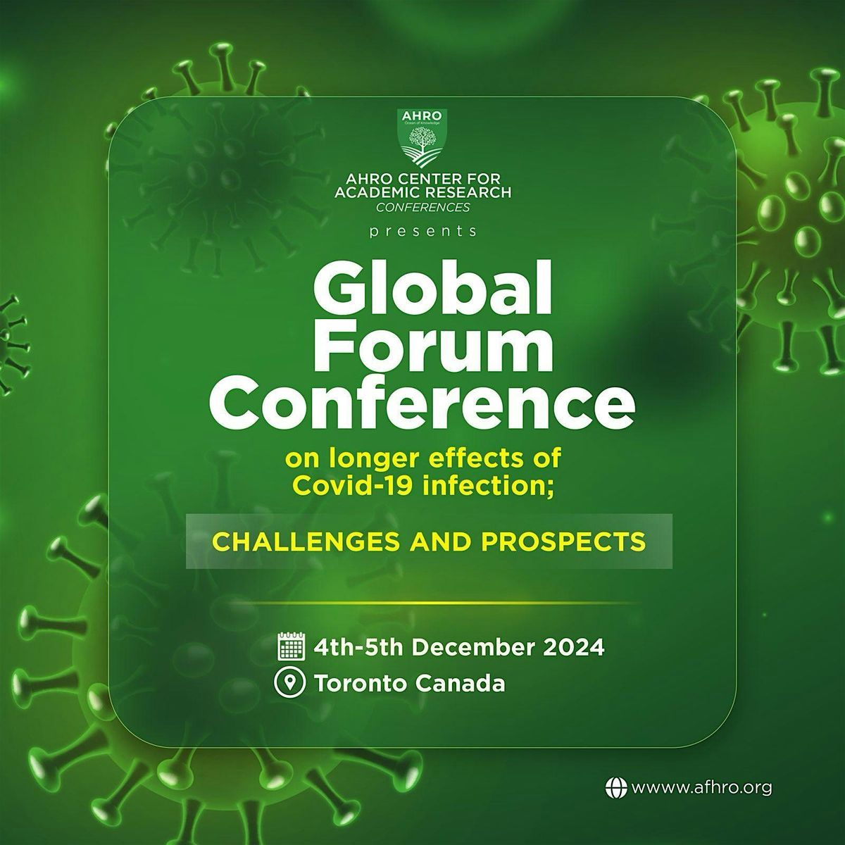 Global Forum on Longer COVID-19 Infection: Challenges and Prospect