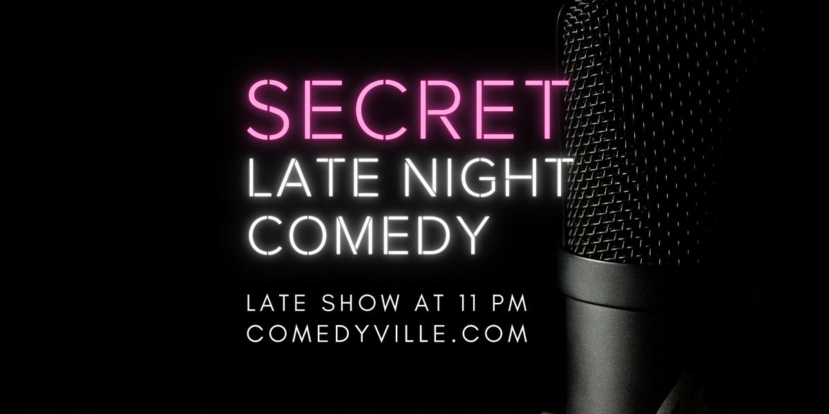 English Stand Up Comedy Show ( Secret Late ) at the Montreal Comedy Clubs