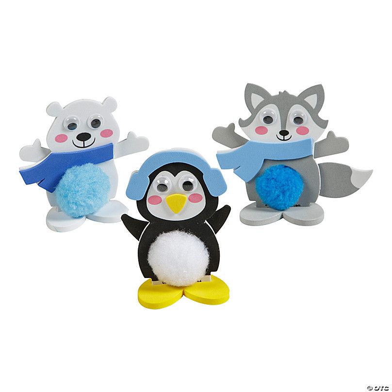 Winter Pals Pom-Pom Craft