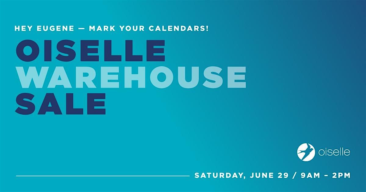 Oiselle Eugene Warehouse Sale