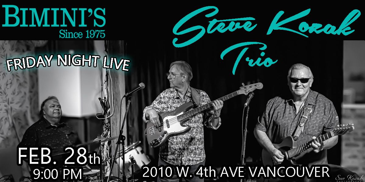 Steve Kozak Trio ~ Friday Night Live at Bimini's 1975