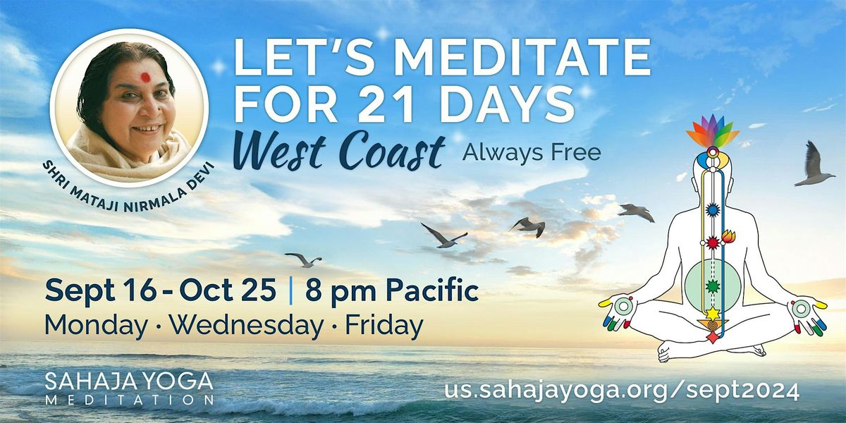 Columbia: FREE 21-Day Online Meditation Course - West Coast