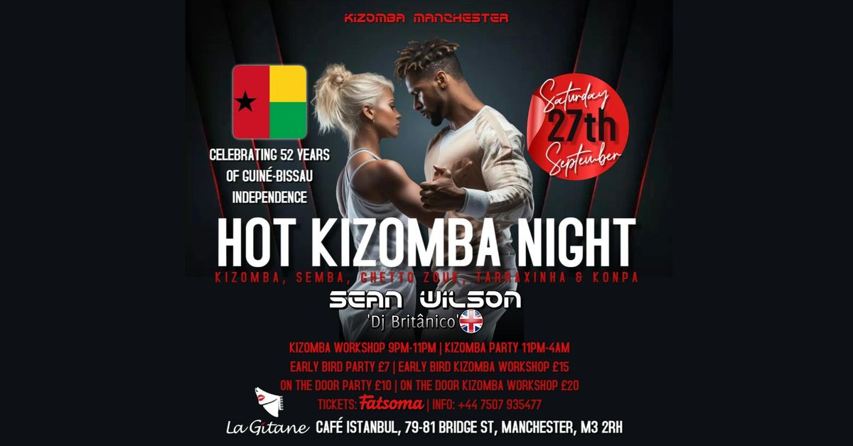 Hot Kizomba Night Manchester Guinea-Bissau Independence Day Special | Kizomba workshop &amp; party