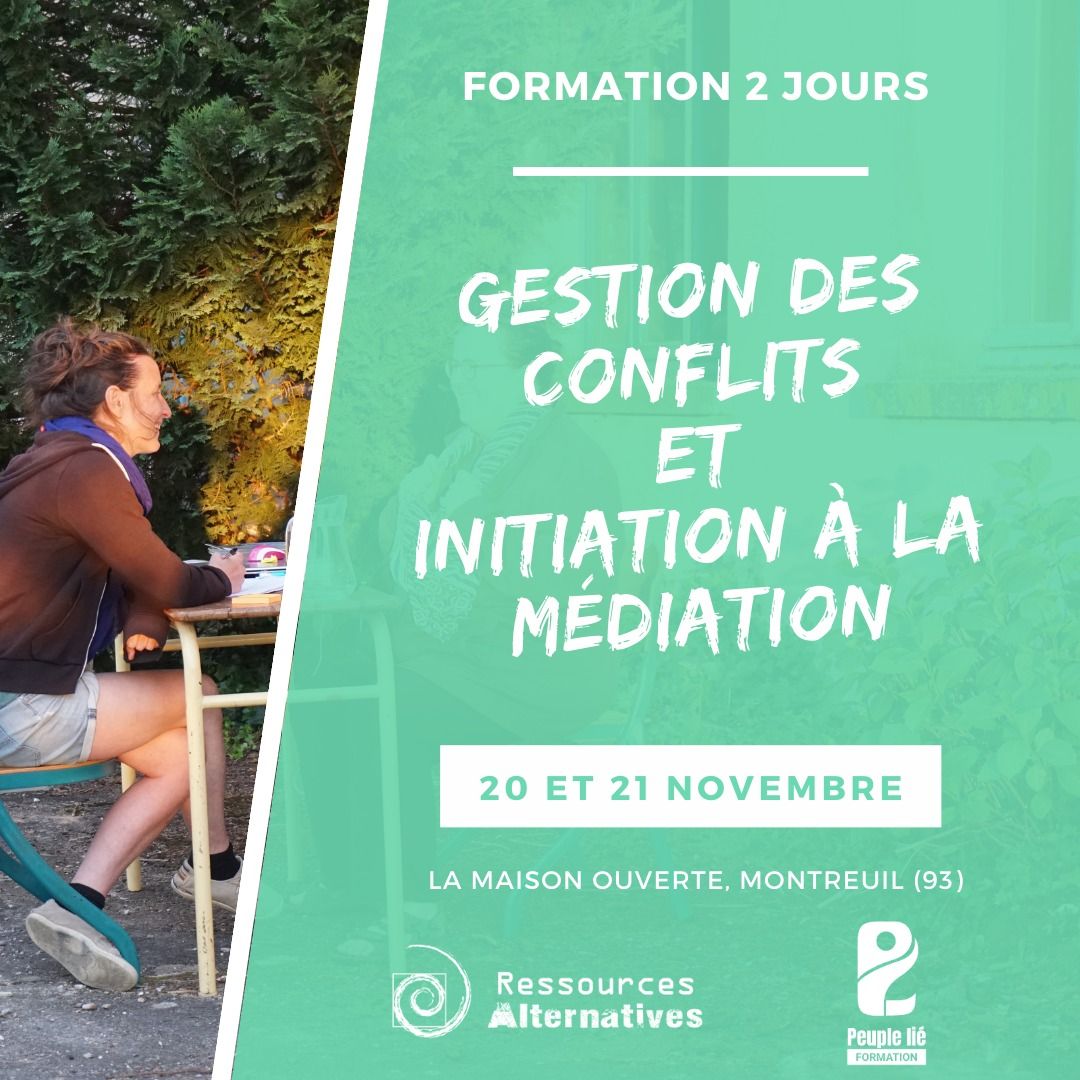 Formation - Gestion des conflits et initiation \u00e0 la m\u00e9diation