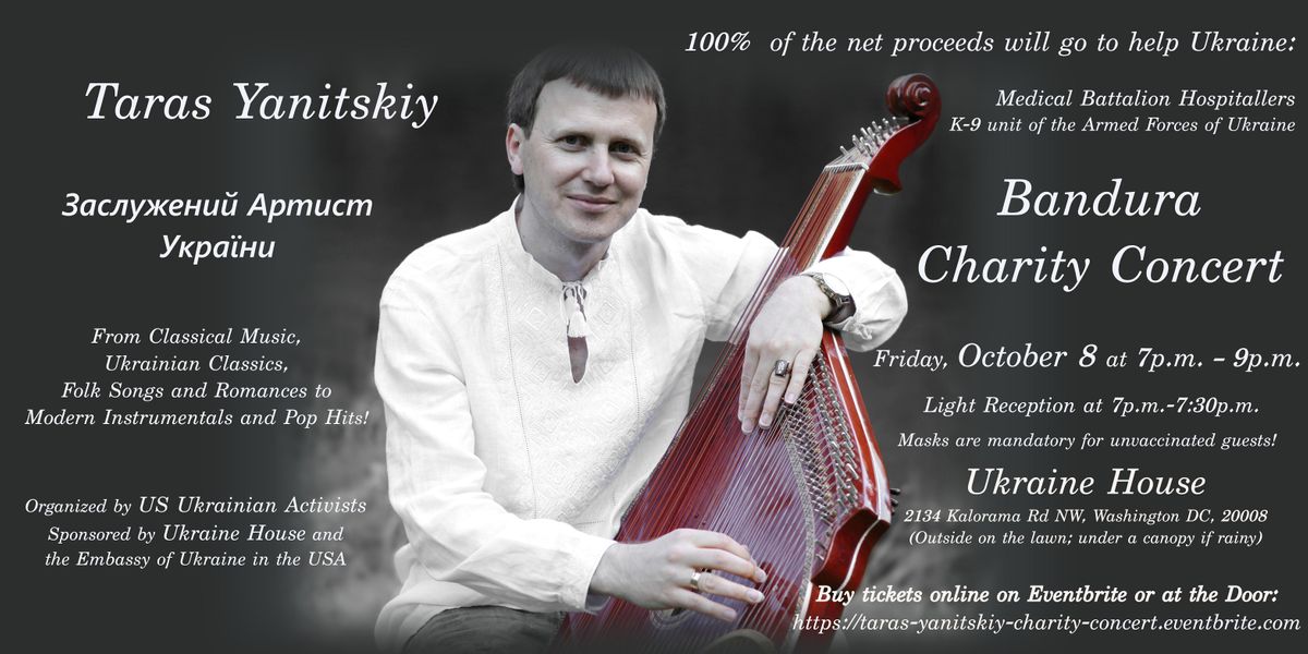 Taras Yanitskiy Bandura Charity Concert