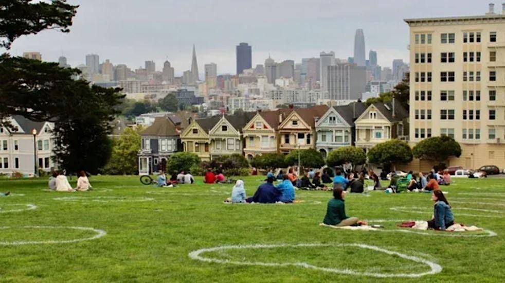 Bay Area 100: #38 Afternoon Picnic in Alamo Square Park