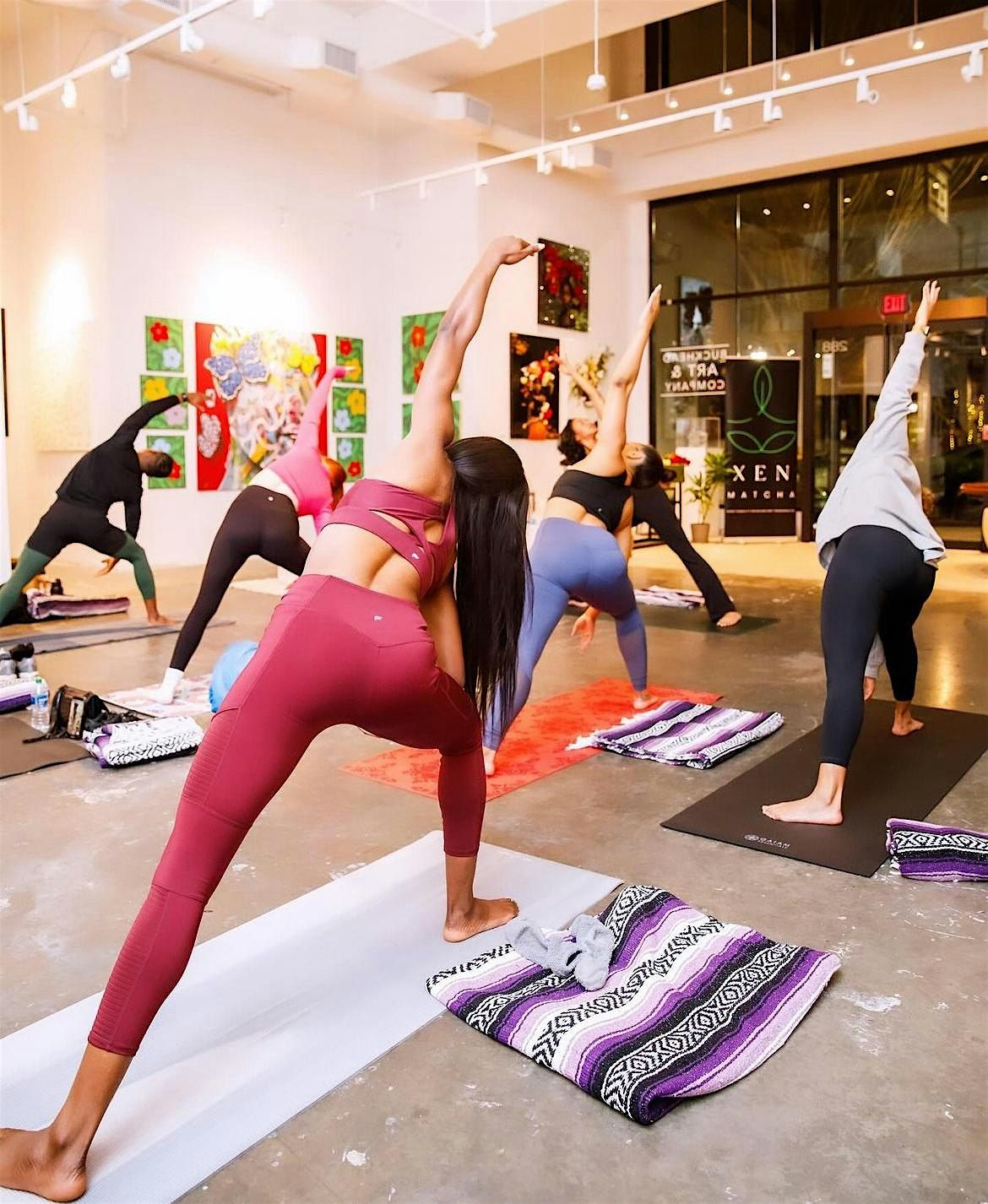 \u201cART THERAPY\u201d Yoga with Serenity Sessions in Buckhead Art Gallery
