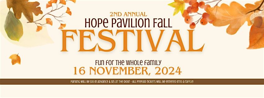 2nd Annual Fall Festival