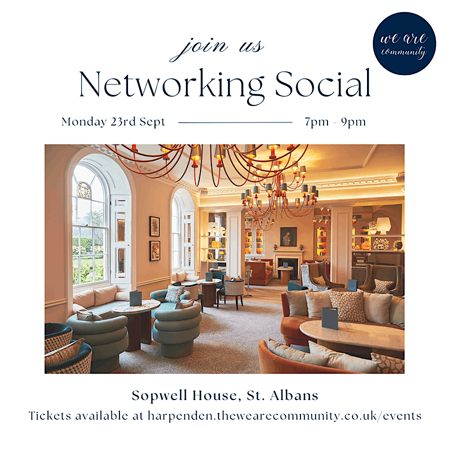 We Are Community  Networking  Social St. Albans