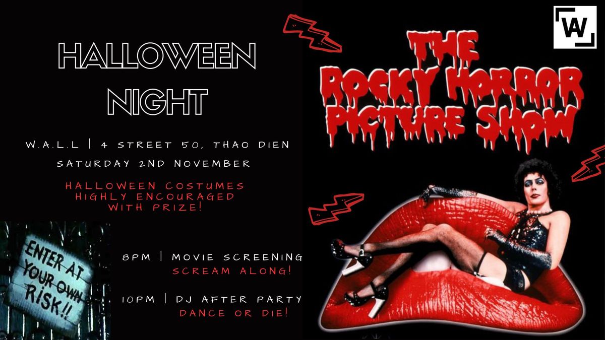 ROCKY HORROR HALLOWEEN at W.A.L.L : Scream Along & Dance