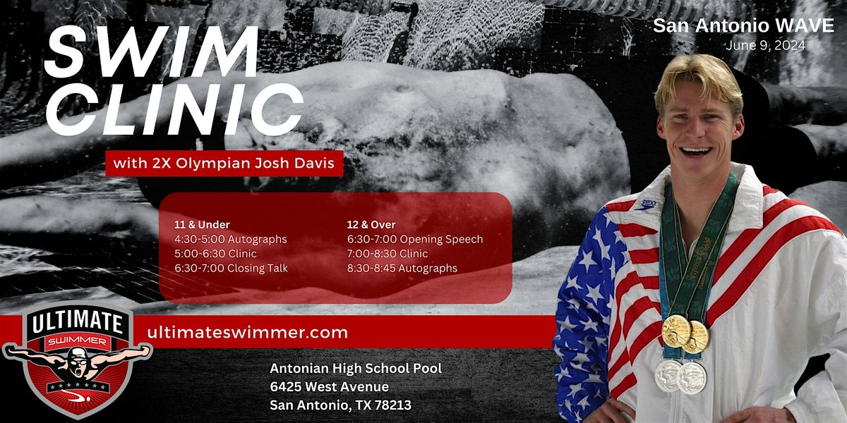 San Antonio WAVE Swim Clinic Olympian Josh Davis