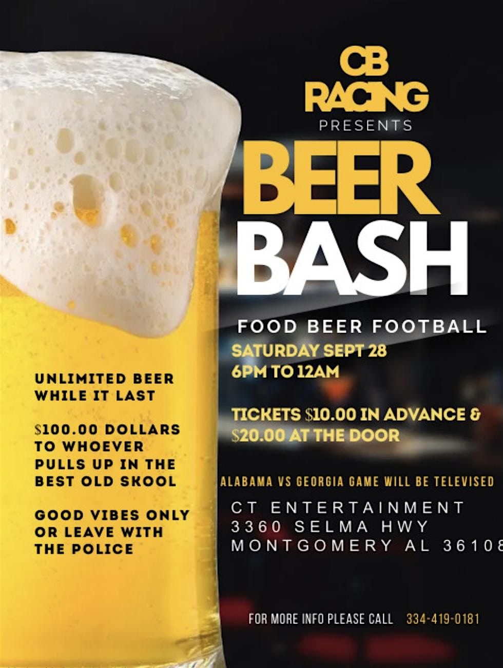 Beer Bash