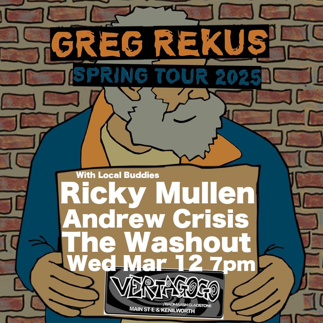 Hamilton folk-punk show - Greg Rekus at Vertagogo