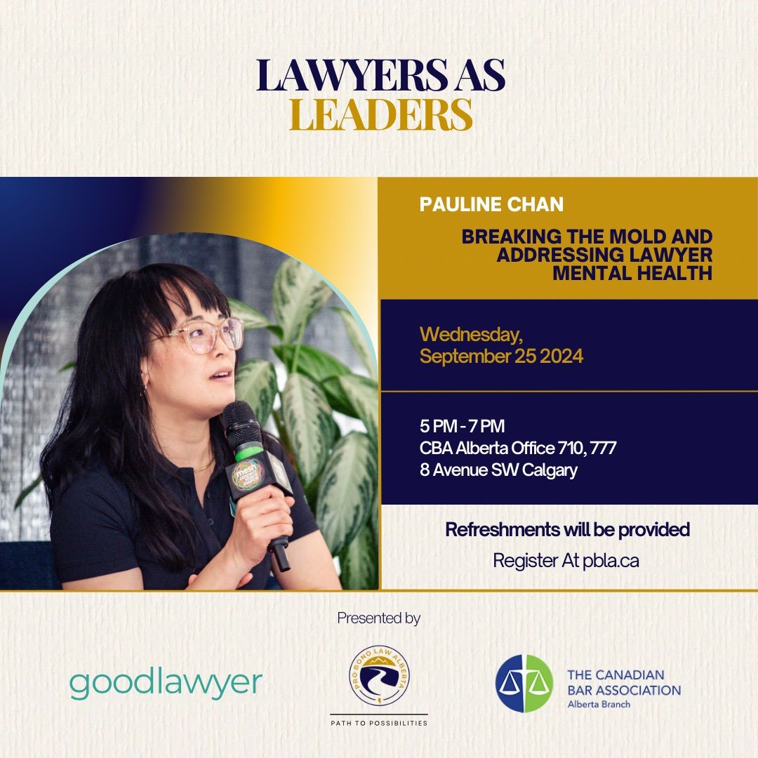 Lawyers As Leaders : Pauline Chan