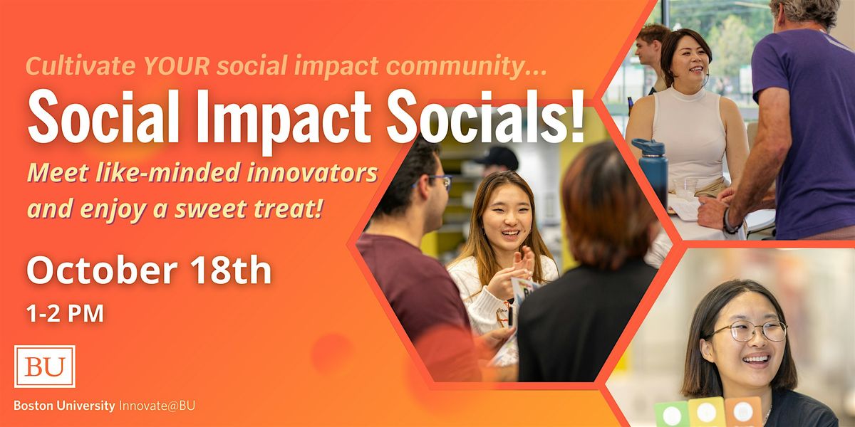 Social Impact Socials! Wellbeing  for Student Leaders