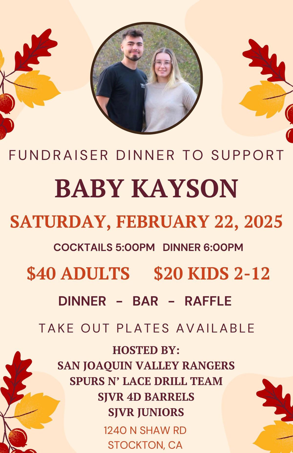 Baby Kayson Fundraiser Dinner