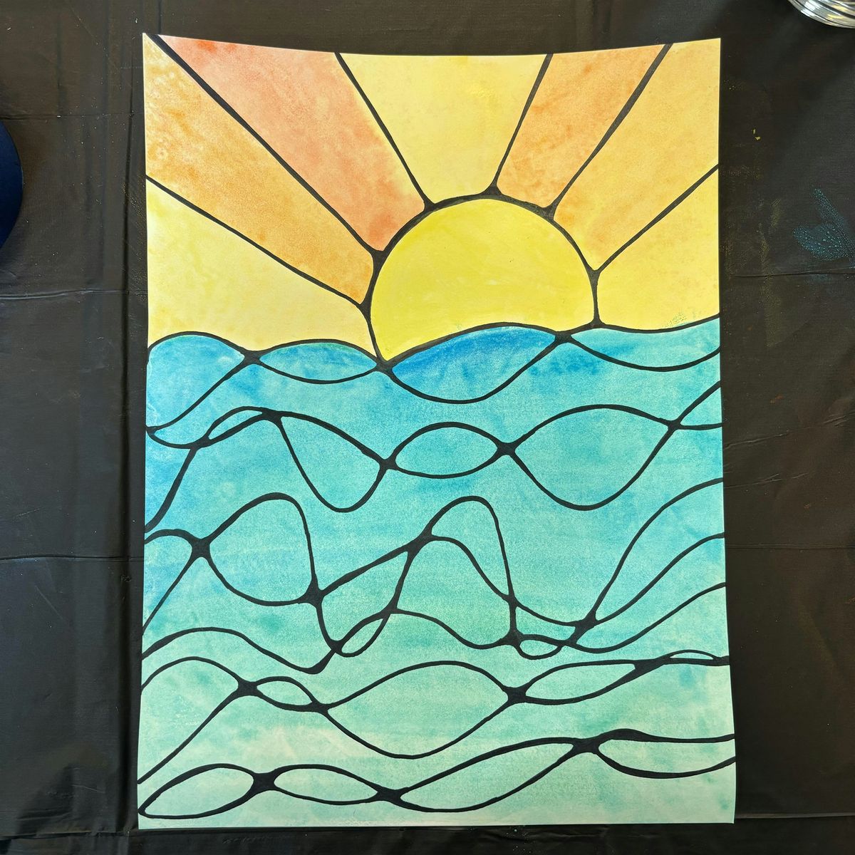 Copy of Beginners Watercolor  Painting Workshop - Sunrise