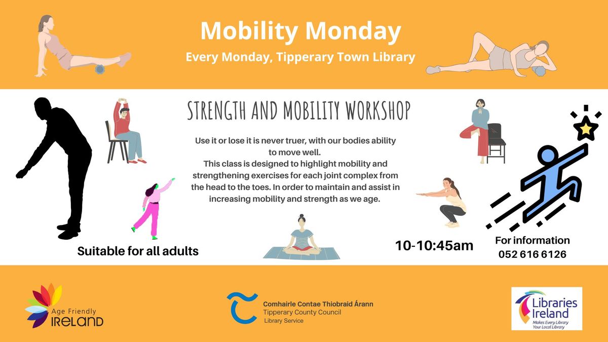 Mobility Monday, Tipperary Town Library 