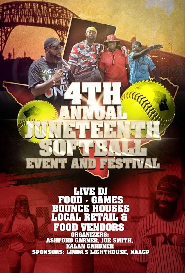 4th Annual Juneteenth Softball Tournament, Lucian Adams Park, Port ...