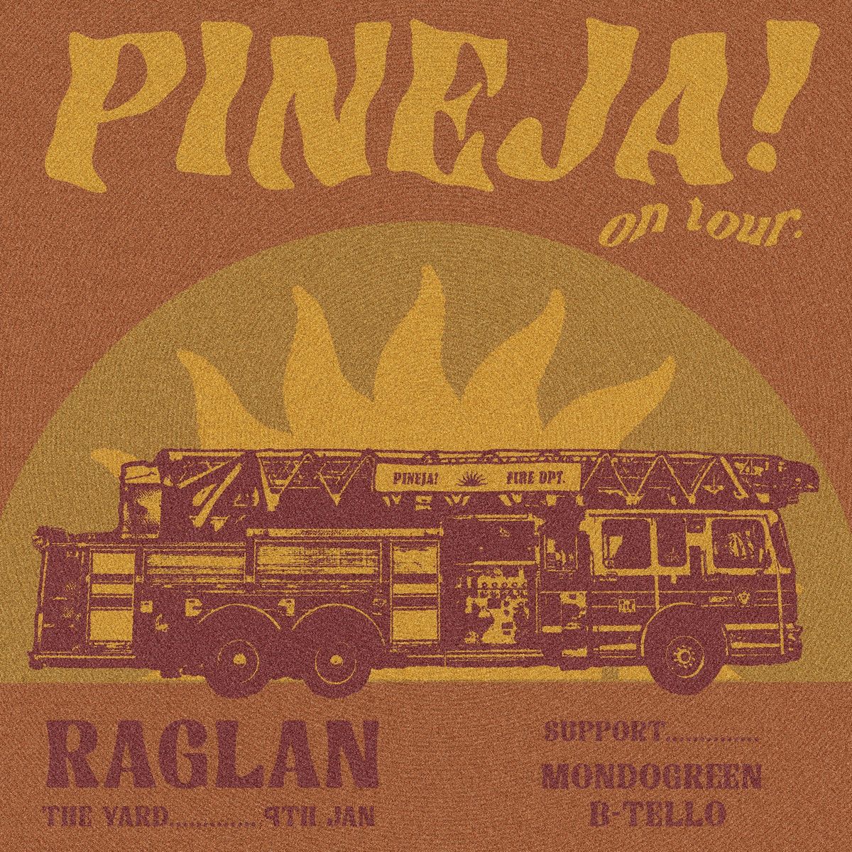 Pineja On Tour - RAGLAN 