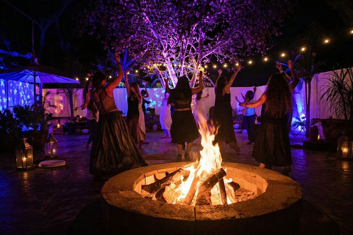Howl at the Moon Energy Dance and Fire Ritual: Strawberry Moon Release