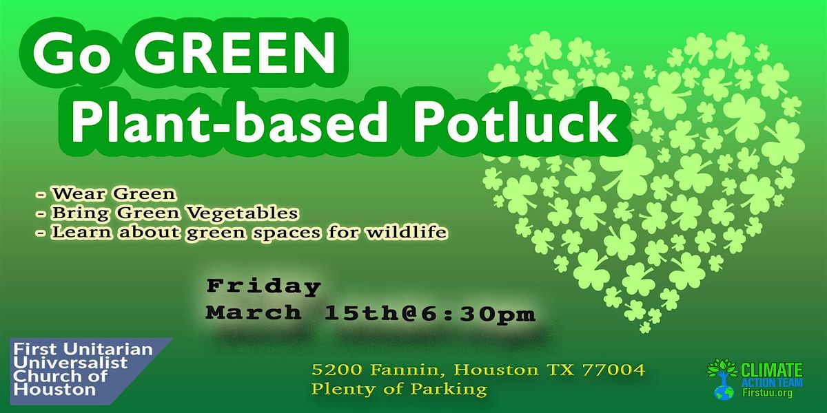 Go Green Plant-based Potluck