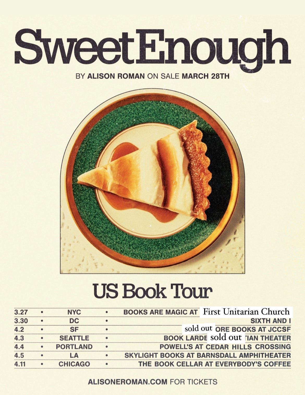 Alison Roman at Beanfield Theatre