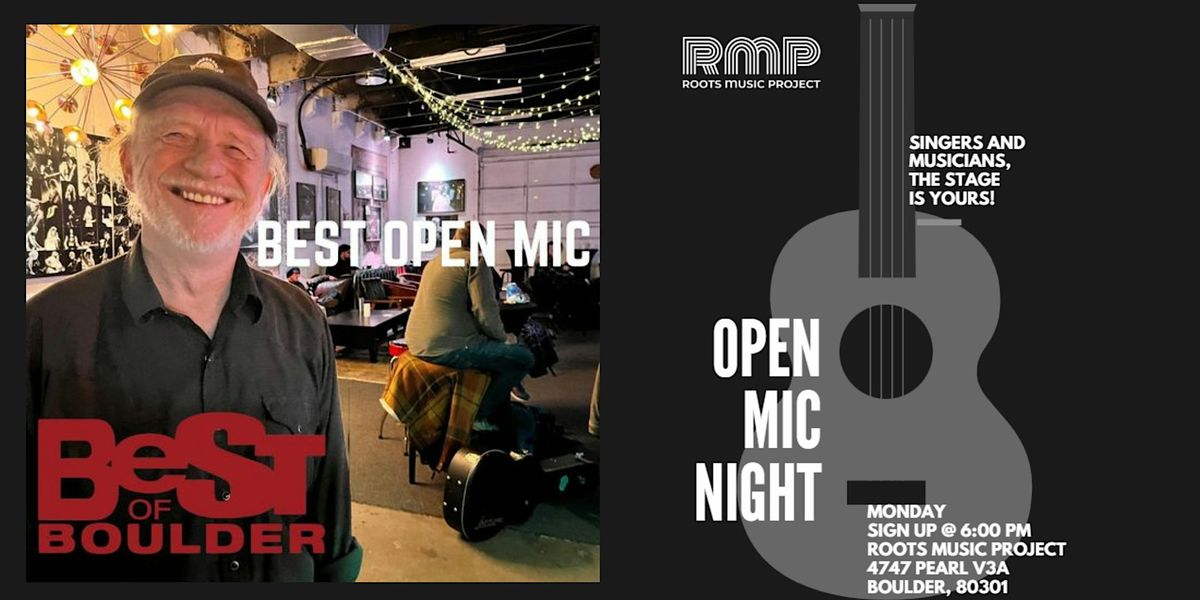 Open Mic with Steve Koppe at Roots Music Project