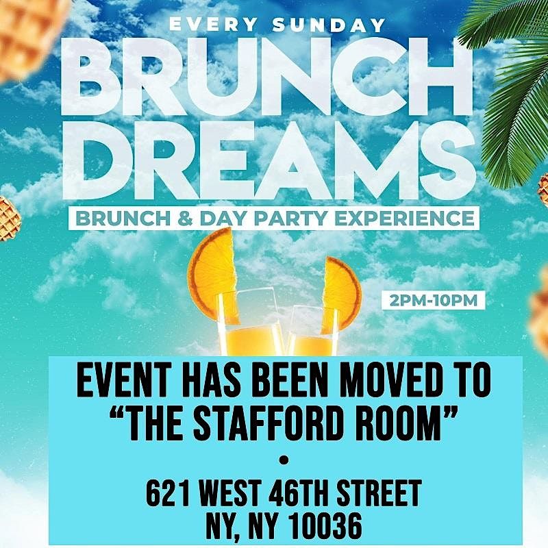 Brunch Dreams at The Stafford Room - Sunday Brunch + Day Party, The ...