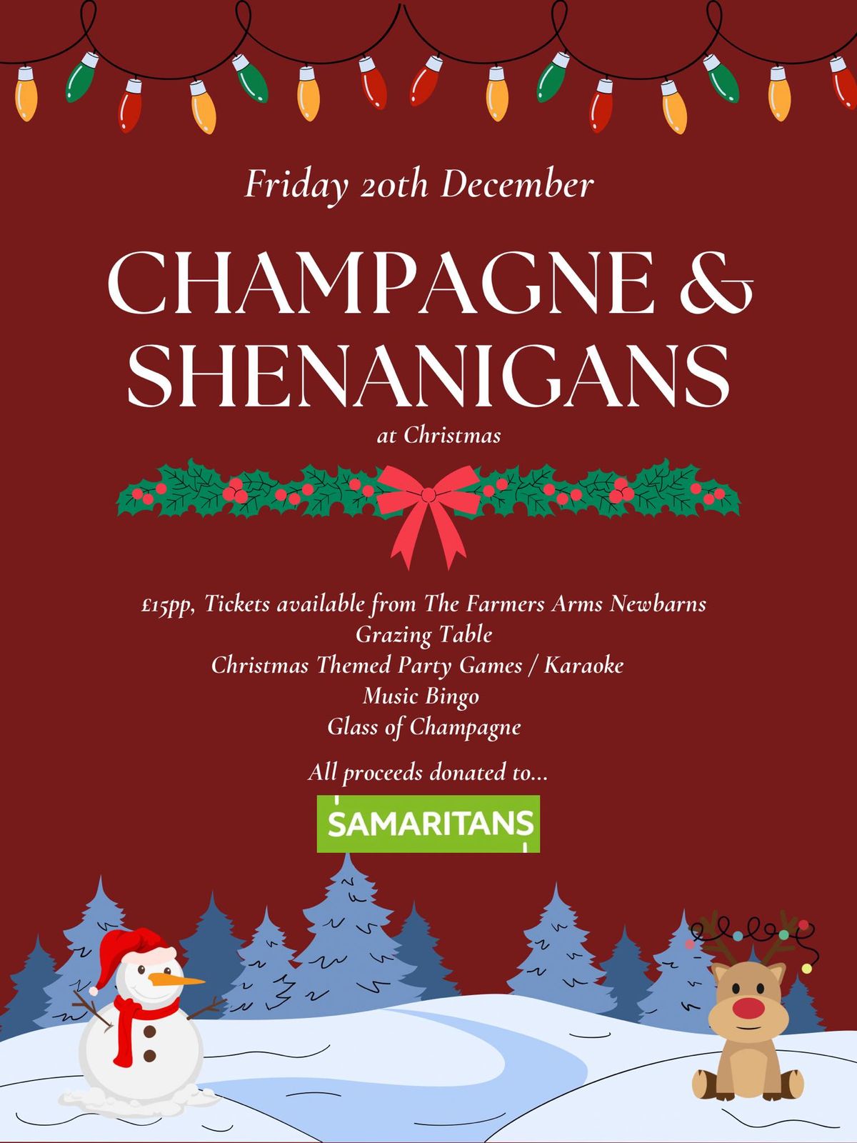 MAYORS CHARITY EVENT 'CHAMPAGNE & SHENANIGANS'