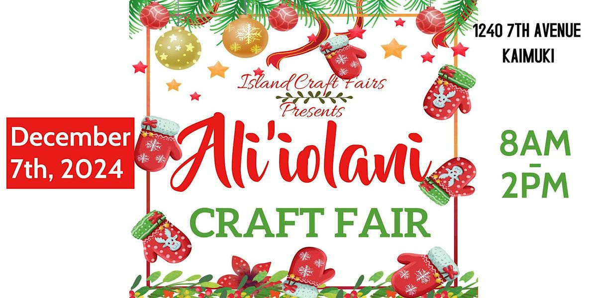 Ali'iolani Craft Fair