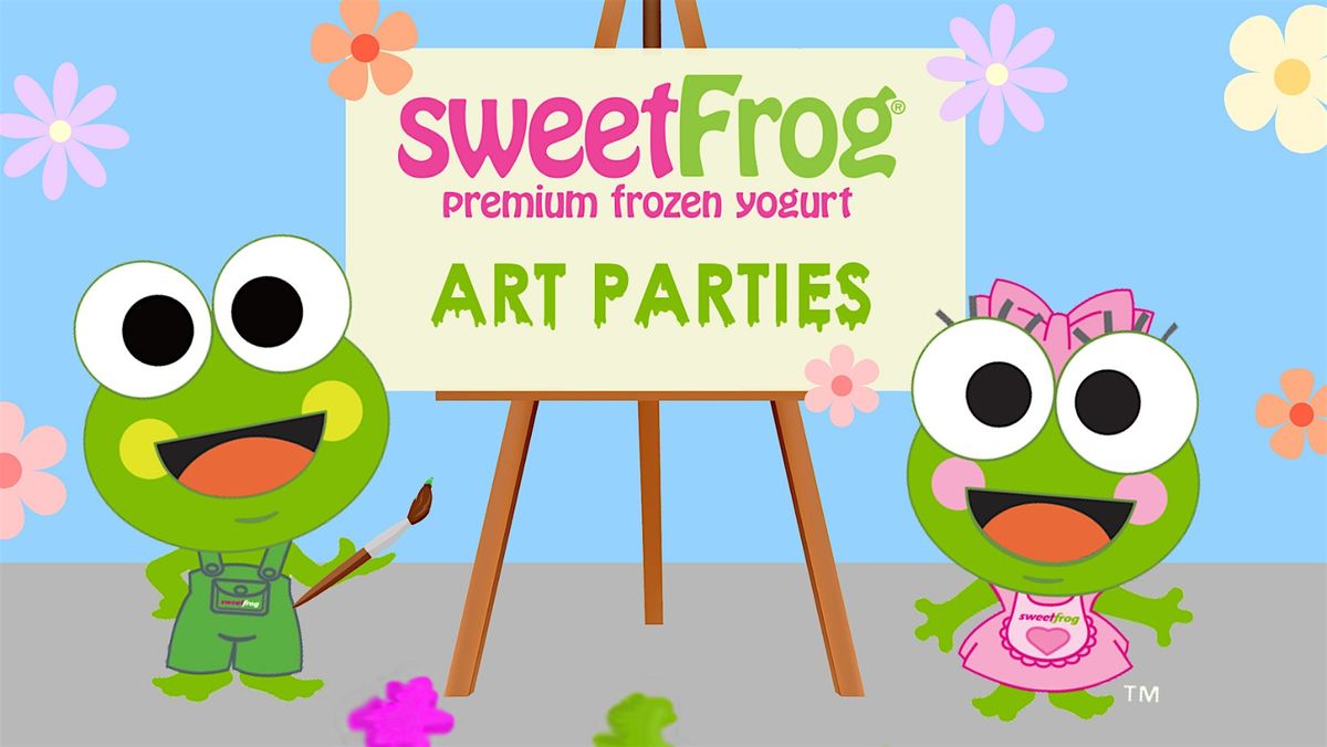 May's Finger-Paint Party at sweetFrog Laurel