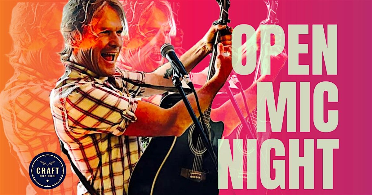 OPEN MIC \/ JAM Night at Craft Brew House in Birkdale