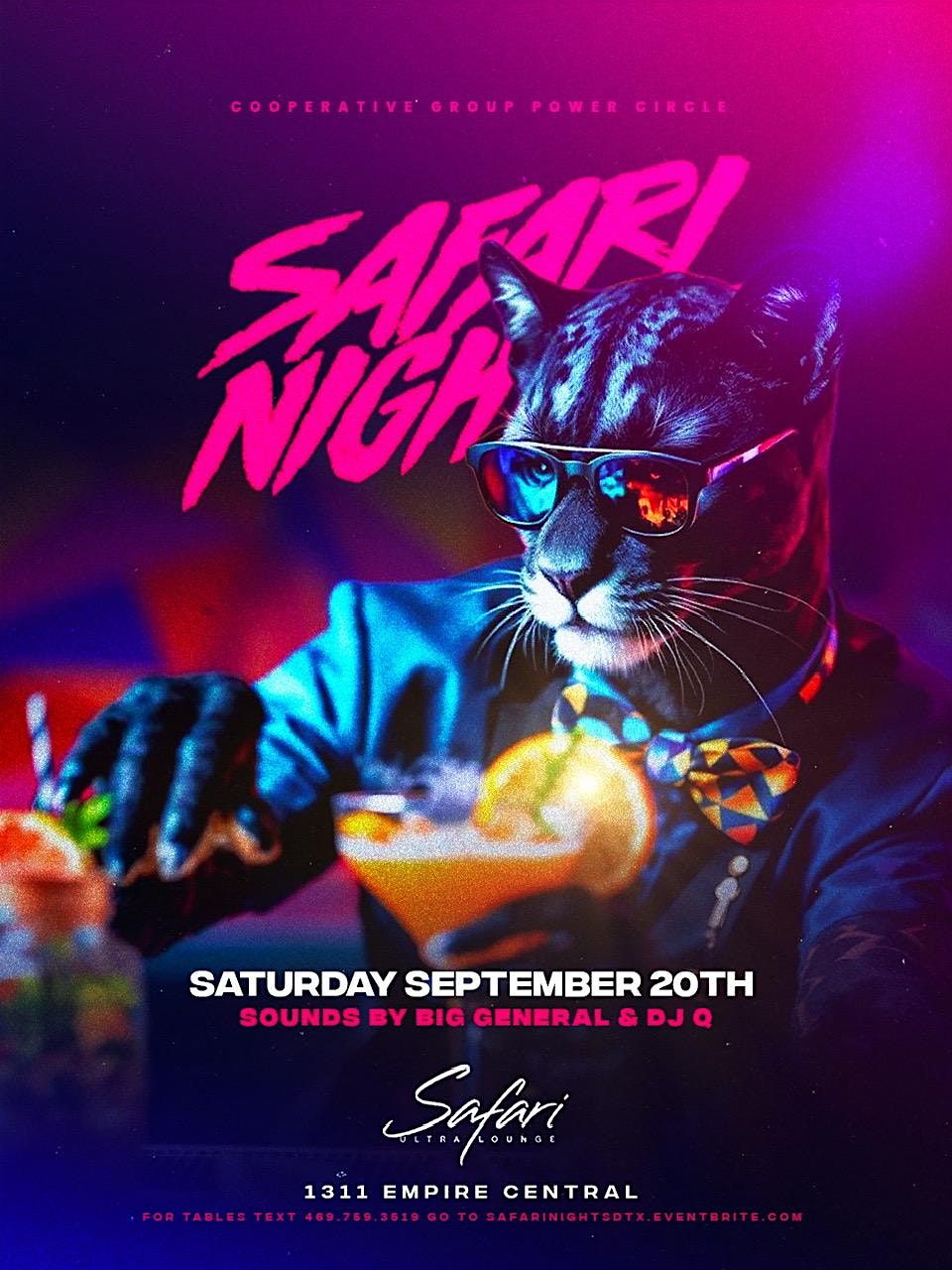 Safari Nights Every Saturday at  Safari