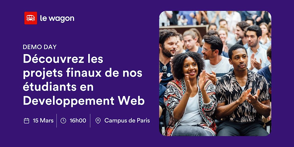 Le Wagon Paris Demo Days - Web Developpement, Batch d'hiver  2024