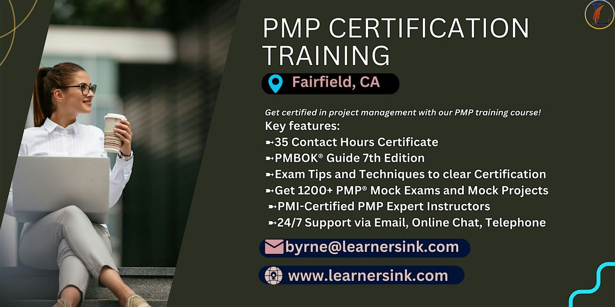 4 Day PMP Training Bootcamp in Fairfield, CA