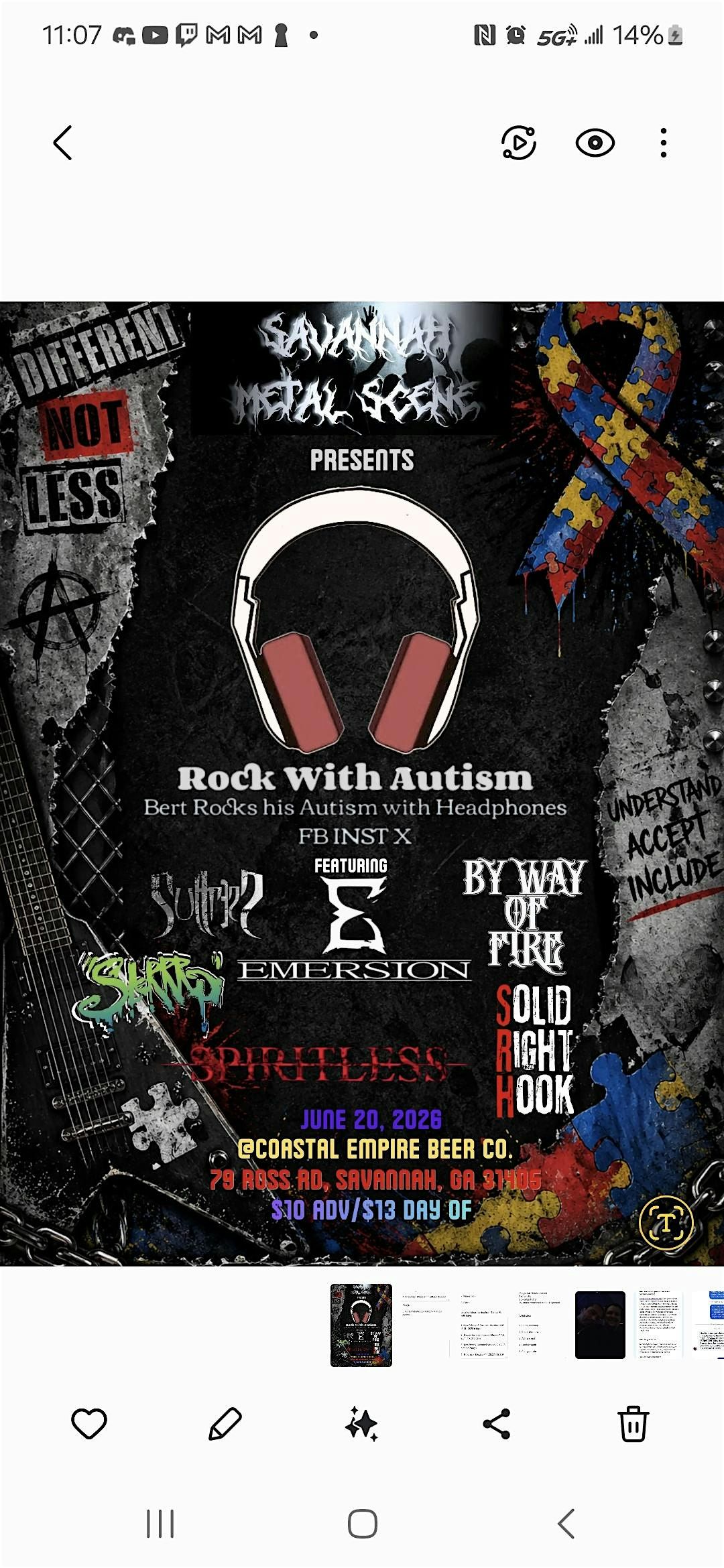 Rock with autism mini- fest