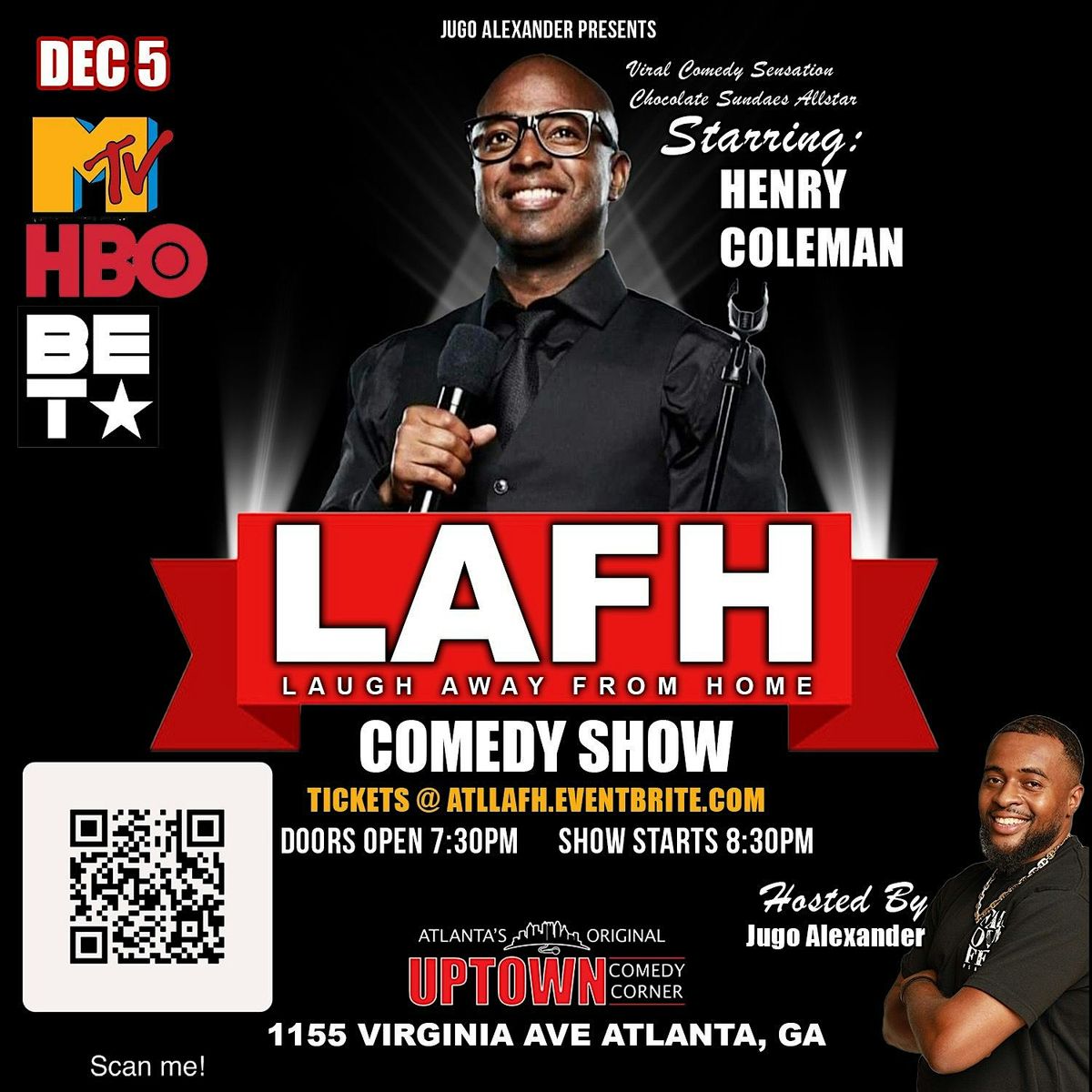 LAFH Comedy Show, Starring Henry Coleman, Hosted by Jugo