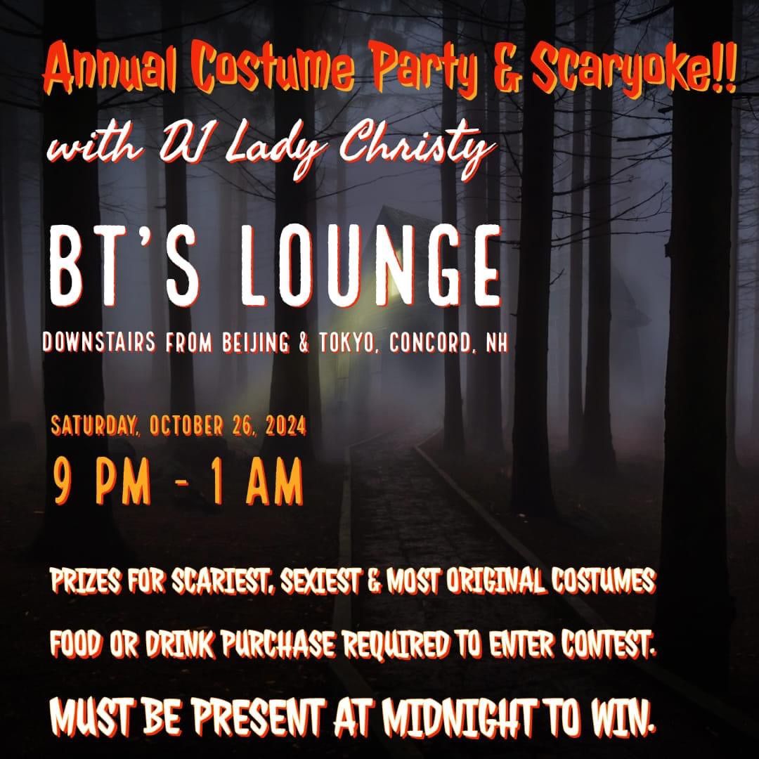 Annual costume party & Scaryoke 