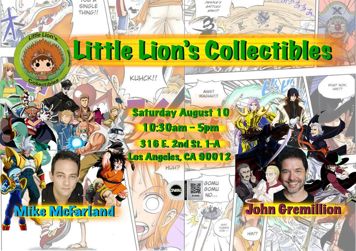 Little Lion\u2019s Collectibles One piece Signing