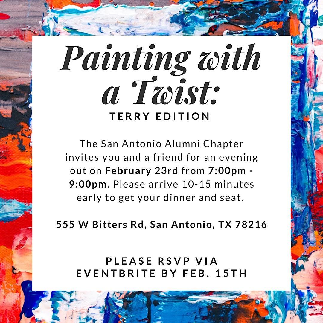 Terry Social Event -- Painting with a Twist