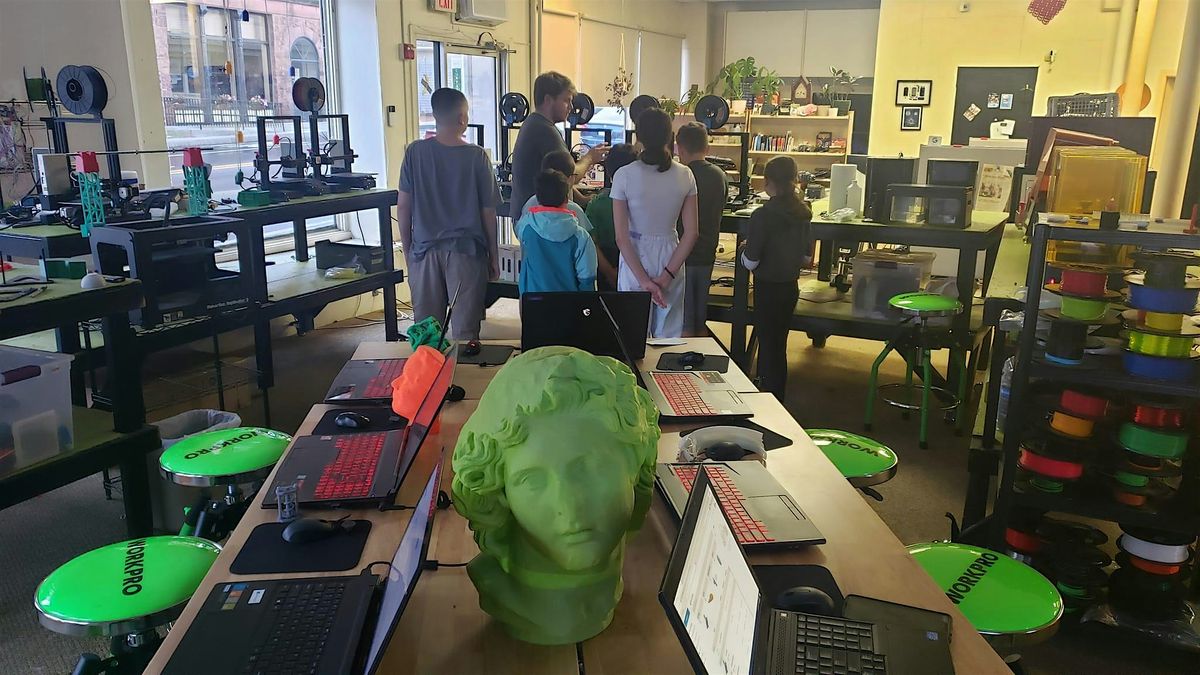 3D Printing 101 Ages 8-21