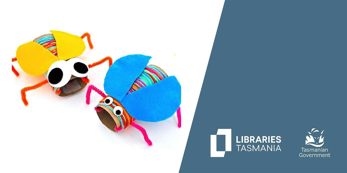 Storytime and Yarn Wrapped Bugs at Kingston Library